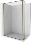 Mexen Kioto walk-in zuhanyfal 100 x 40 cm, fekete keret, arany - 800-100-212-50-70-040 (800-100-212-50-70-040)