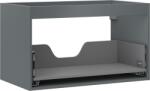 Mexen Box-A 80 cm-es mosdó alatti szekrény korpusz, 1 fiók, matt grafit - 91AX0-0800-470-1-66 (91AX0-0800-470-1-66)
