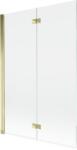 Mexen Mist kétrészes balos zuhanyfal 120 x 150 cm, átlátszó, arany - 8A9-120-002-50-00-L (8A9-120-002-50-00-L)