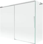 Mexen Rox L kétszárnyú, 2 szárnyú fürdőkádparaván, tolóajtós, 190 + 80 x 150 cm, átlátszó, króm - 8C9L-190-080-01-00 (8C9L-190-080-01-00)