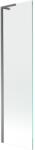 Mexen Next L fürdőkádparaván 1-szárnyú 50 x 150 cm, átlátszó, gun metal - 895-050-000-03-00-95 (895-050-000-03-00-95)