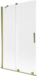 Mexen Velar 2-szárnyú, eltolható kádparaván 110 x 150 cm, matt, arany - 896-110-000-31-50 (896-110-000-31-50)
