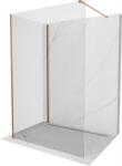 Mexen Kioto zuhanyfal Walk-in 140 x 95 cm, átlátszó, rózsaarany - 800-140-212-60-00-095 (800-140-212-60-00-095)