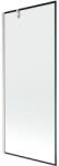 Mexen Next 1-szárnyas zuhanyfal 80 x 150 cm, fekete keret, matt nikkel - 895-080-000-00-70-97 (895-080-000-00-70-97)