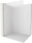 Mexen Kioto L zuhanyfal Walk-in 120 x 200 cm, fagyos, arany - 800-120-103-50-30 (800-120-103-50-30)