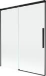 Mexen Rox 2-szárnyú toló zuhanyfal 140 x 150 cm, átlátszó, fekete - 8C9-140-001-70-00 (8C9-140-001-70-00)