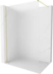 Mexen Kioto-X zuhanyfal Walk-in 70 x 200 cm, matt 10 mm, arany kefélt - 800-070-101-55-30-X (800-070-101-55-30-X)