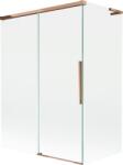 Mexen Rox L 2-szárnyú kádparaván 120 + 70 x 150 cm, átlátszó, rózsaarany - 8C9L-120-070-60-00 (8C9L-120-070-60-00)