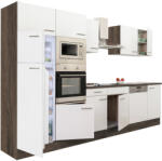 Leziter 340 Yorki Konyhablokk - Yorki Tölgy Korpusz, Selyemfényű Fehér Front