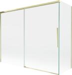 Mexen Rox 2-szárnyas, toló kádparaván 190 + 90 x 150 cm, átlátszó, arany - 8C9-190-090-50-00 (8C9-190-090-50-00)