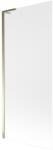 Mexen Next L egyajtós fürdőkádparaván 80 x 150 cm, zúzmarás, arany - 895-080-000-03-30-50 (895-080-000-03-30-50)