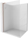 Mexen Kioto L Walk-in zuhanyfal 120 x 200 cm, csíkos, selyemfényű réz - 800-120-103-65-09 (800-120-103-65-09)