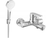 Mexen Kama R05 kádtöltő csaptelep zuhanykészlettel, króm - 7253R05-00 (7253R05-00)