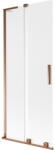Mexen Velar L kétszárnyú toló zuhanyfal 85 x 150 cm, matt, rózsa arany - 896-085-003-31-60 (896-085-003-31-60)