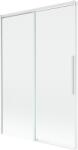 Mexen Rox kétszárnyú toló fürdőszobai paraván 120 x 150 cm, átlátszó, fehér - 8C9-120-001-20-00 (8C9-120-001-20-00)