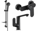 Mexen Milo DF05 zuhanyszett, fekete - 713054DF05-70 (713054DF05-70)