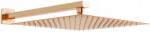 Mexen Slim esőztető 25 x 25 cm zuhanykarral, rózsaarany - 79125112-60 (79125112-60)