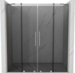 Mexen Velar Duo toló zuhanyajtó 170 cm, grafit, szálcsiszolt nikkel - 871-170-000-42-97 (871-170-000-42-97)