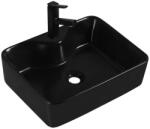 Mexen Eva munkalapra szerelhető mosdókagyló 48 x 37 cm, fekete matt - 21424970 (21424970)