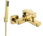 Mexen Cetus R77 kád csaptelep zuhanykészlettel, arany - 74433R77-50 (74433R77-50)