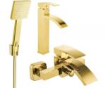 Mexen Libra R45 fürdőkád csaptelep készlet, arany - 745113R45-50 (745113R45-50)