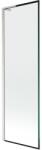 Mexen Next L fürdőkádparaván, 1-szárnyú 60 x 150 cm, fekete keret, matt nikkel - 895-060-000-03-70-97 (895-060-000-03-70-97)