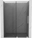 Mexen Velar tolóajtós zuhanyajtó 140 cm, grafit, fehér - 871-140-000-41-20 (871-140-000-41-20)