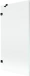 Mexen Lunar egy szárnyú fürdőkád paraván 90 x 150 cm, átlátszó, fekete - 897-090-000-70-00 (897-090-000-70-00)