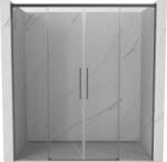 Mexen Rox Duo toló zuhanyajtó 180 cm, átlátszó, fém szürke - 8C2-180-002-95-00 (8C2-180-002-95-00)