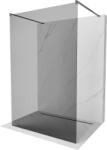 Mexen Kioto szabadon álló zuhanyfal 100 x 200 cm, grafit 8 mm, gun metal - 800-100-002-95-40 (800-100-002-95-40)