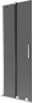 Mexen Velar L dupla tolóajtós zuhanyfal 70 x 150 cm, grafit, króm - 896-070-003-41-01 (896-070-003-41-01)