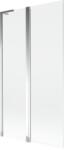 Mexen Mist L fürdőkád paraván, 2 részes, 100 x 150 cm, átlátszó, króm - 8A9L-100-011-01-00 (8A9L-100-011-01-00)