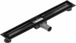 Mexen Flat 80 cm-es, fekete vonalmenti lefolyótest - 1715080 (1715080)