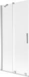 Mexen Velar kádparaván 2-részes tolóajtós 90 x 150 cm, matt, króm - 896-090-000-31-01 (896-090-000-31-01)