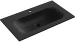 Mexen Vela, a munkalapba süllyesztett mosdókagyló, 81 x 46, 5 cm, fekete matt - 25238071 (25238071)