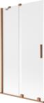 Mexen Velar 2-szárnyú, tolózuhany 100 x 150 cm, matt, kefe réz - 896-100-000-31-65 (896-100-000-31-65)