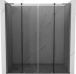 Mexen Velar L Duo tolóajtós zuhanyajtó 170 cm, grafit, gun metal - 871-170-003-42-95 (871-170-003-42-95)