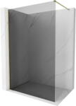 Mexen Kioto-X Walk-in zuhanyfal 160 x 200 cm, grafit 10 mm, arany - 800-160-101-50-40-X (800-160-101-50-40-X)
