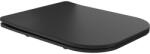 Mexen Teo lassan záródó, slim duroplaszt, matt fekete - 39060185 (39060185)