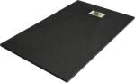 Mexen Hugo téglalap alakú SMC zuhanytálca 150 x 80 cm, fekete, arany burkolat - 42708015-G (42708015-G)