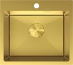 Mexen Solix acél mosogató, 1 medencés, 500 x 450 mm, arany - 6402501000-55 (6402501000-55)