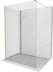 Mexen Kioto zuhanyfal Walk-in 110 x 95 cm, átlátszó, arany - 800-110-212-50-00-095 (800-110-212-50-00-095)
