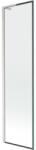 Mexen Next L kádparaván 1-szárnyú 50 x 150 cm, fekete keret, csiszolt nikkel - 895-050-000-03-70-97 (895-050-000-03-70-97)