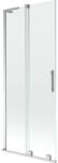 Mexen Velar L kádparaván, 2-szárnyú tolóajtós, 80 x 150 cm, átlátszó, króm - 896-080-003-01-01 (896-080-003-01-01)