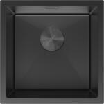 Mexen Trixo rozsdamentes acél mosogató 1-medencés 440 x 440 mm, fekete - 6413441000-70 (6413441000-70)