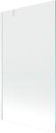 Mexen Next fürdőszobai paraván 1-szárnyú 100 x 150 cm, átlátszó, fehér - 895-100-000-00-00-20 (895-100-000-00-00-20)