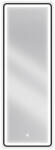 Mexen Coro LED-es fürdőszobai tükör, 50 x 150 cm, LED 6000K, páramentes, fekete keret - 9817-050-150-611-70 (9817-050-150-611-70)