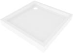 Mexen Flow+ négyzet alakú zuhanytálca 80 x 80 cm, fehér fényes - 46S108080H (46S108080H)