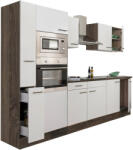 Leziter 300 Yorki Konyhablokk - Yorki Tölgy Korpusz, Selyemfényű Fehér Front