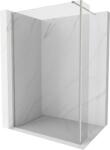Mexen Kioto zuhanyfal Walk-in 120 x 30 cm, átlátszó, szálcsiszolt nikkel - 800-120-212-97-00-030 (800-120-212-97-00-030)